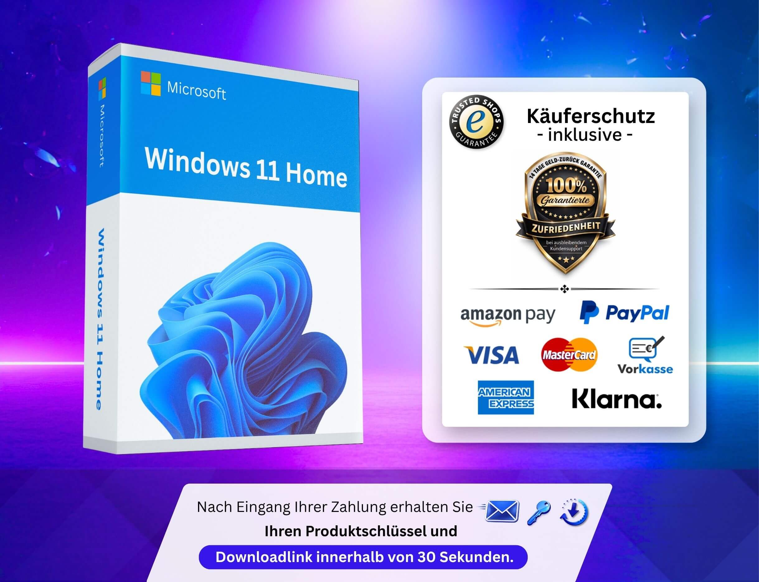 Windows 10 Home kompatibel für 32/64-Bit Sofort Download Version