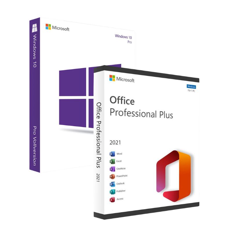 Windows 10 Pro + Office 2021 Professional Plus Sofortdownload
