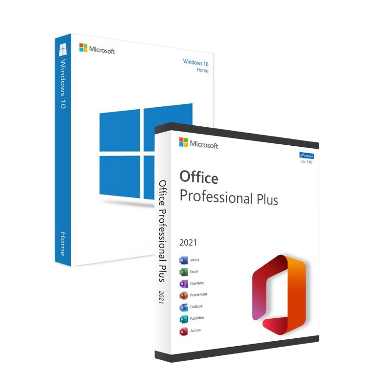 Windows 10 Home + Office 2021 Professional Plus Sofortdownload